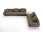 Угловой диван Argo XL Porada модульный со встроенным столиком ARGO-XL-465X335-L0N0AK-KOKEDAMAJR1-BLACKCHROMED-TRAVERTINO — фото 2