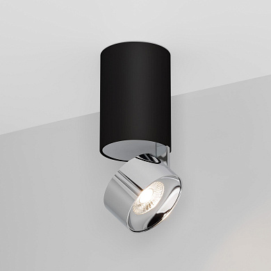 040380 Arlight Светильник SP-PLURIO-SURFACE-LONG-R77-9W Day4000 (BK-CHR, 36 deg, 230V)