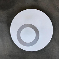 VERA PARETE/SOFFITTO 25,2W 220V 2700K  BIANCO-ALLUMINIO SATI