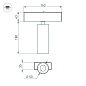 046595 Arlight Светильник MAG-SPOT-45-R65-18W Warm3000 (BK, 36 deg, 24V, DALI) — фото 1