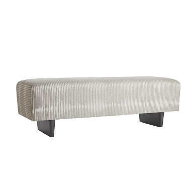 8117 Palmero Bench Limestone Chenille Grey Ash Arteriors диван