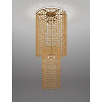 Потолочный светильник GIOGALI CA2 CRYSTAL AMBER MATT BRONZE 1 E27 CE