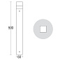 Светильник для дорожек MiniQuadro 500 360° Ghidini GH1260 — фото 5