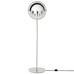10014439 GUBI Multi-Lite напольный светильник с двумя плафонами из латуни и хрома