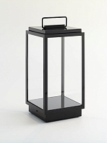 BLAKES TABLE LAMP - 3000K lacquered Jet Black frosted glass