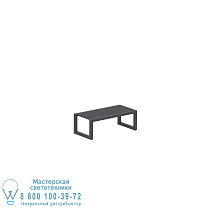 NINIX LOUNGE 40T ALU АНТРАЦИТОВЫЙ КЕРАМИЧЕСКИЙ СТОЛ NERO MARQUINA Royal Botania