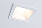 93126 Paulmann Edge Quadro IP44 угловой 88x88 мм Монета 3x6 Вт 3x470 лм 230 В с регулировкой яркости 2700 К Белый — фото 1