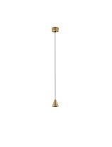 Matt Gold Aluminium LED 5Watt 220-240Volt 371Lm IP20 3000K D:6 H:191 cm