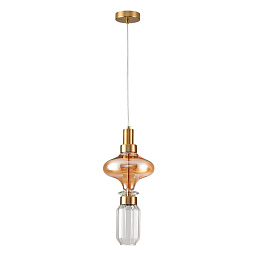 A2442SP-10PB Arte Lamp FIORATO подвесной светильник с небольшим стеклянным плафоном