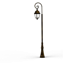 Avenue 3 N° 9; Clear glass E27 105W; Gold patina