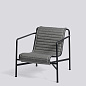 AB562-B293-AF12 Hay Низкое стеганое кресло для отдыха Palissade Cushion, антрацит — фото 1