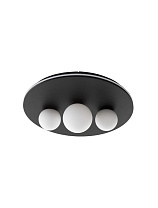 Triac Dimmable Opal Glass Sandy Black Aluminium LED 52 Watt 220-240 Volt 2080Lm 3000K IP20 D:50 H: 17.5 cm