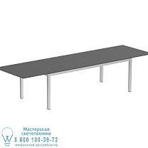 РАЗДВИЖНОЙ СТОЛ TABOELA 100X220/340CM EP + КЕРАМИЧЕСКАЯ СТОЛ, ЧЕРНЫЙ Royal Botania
