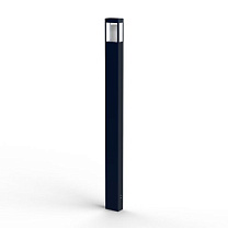 Tetra N° 5; Clear polycarbonate E27 70W; Steel blue
