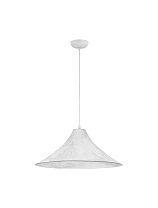 Natural Mulberry Silk & White Metal Base LED E27 1x12Watt 100-240Volt IP20 Bulb Excluded D:65 H:200 cm