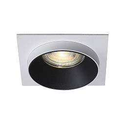 CLT 044C1 BL-WH-WH Crystal Lux CLT 044 встраиваемый потолочный светильник квадратной формы с чёрной вставкой
