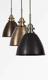 NOVA Davidts lighting Nova подвесной светильник с металлическими куполообразными плафонами в стиле ретро