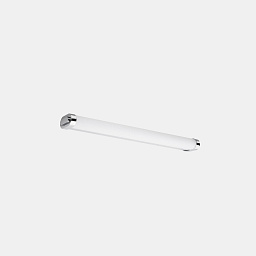 настенный линейный светильник с LED-подсветкой серебристый