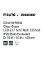 9988300 FICATO Novaluce светильник LED E27 1x12W 230V IP20