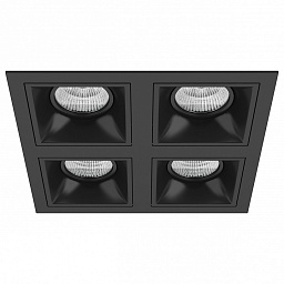 D54707070707 Lightstar Domino точечный светильник, 50Вт, черный