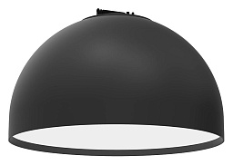 2494/06 SP-20 Divinare Decorato трековый светильник с полусферическим плафоном черного цвета для трекоременной системы 48V