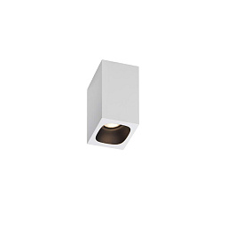 PIRRO SPOT SURFACE 1.0 Signal White + Jet Black Wever Ducre Pirro настенный накладной светильник бело-черный