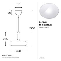 Lustri L4, Ø30 см, LED 10 Вт