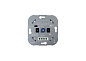 50000/00/31 Lucide Recessed wall dimmer nl диммер настенного типа в квадратном корпусе белого цвета — фото 1