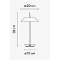 549523/16_10 Vibia Mayfair Mini Переносная - 5495 настольная лампа — фото 1
