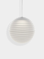 Подвесной светильник Tom Dixon Press Medium Sphere - Белый Матовый Стекло