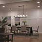 Dancar 48" 8 Light Linear Chandelier Polished Nickel люстра 44023PN Kichler — фото 4