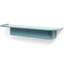 Korpus Shelf L, 7 крючков, алюминий с порошковым покрытием, глянец, Sea (морской)