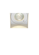 встраиваемый потолочный светильник с прямоугольной рамкой