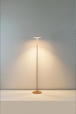Торшер Milan Iluminacion Pla 146, золотистый металлик