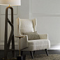 8155 Budelli Wing Chair Cloud Boucle Grey Ash Arteriors мягкое сиденье — фото 2
