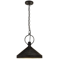 Limoges Large Pendant натуральная ржавчина с абажуром из состаренного железа