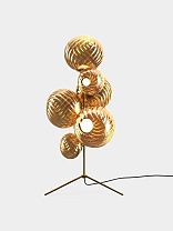 Торшер Tom Dixon Whirl - Золотой полированный Поликарбонат
