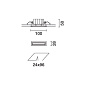 Q592 Laser Blade XS iGuzzini Frame 5 LED section - Wall Washer — фото 1