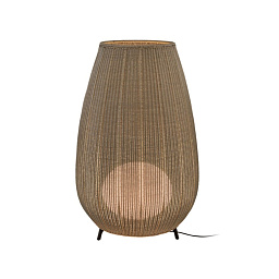 0333003/P747 Bover Amphora уличный торшер из ротанга овальной формы с рассеянным светом