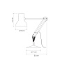 Type 75 Mini Desk Lamp Orange Zest Anglepoise, настольная лампа — фото 6