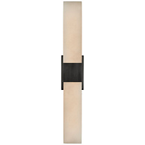 Covet Double Box Sconce бронза с алебастром