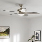 52" Renew Designer Fan Painted Brushed Nickel люстра-вентилятор 330163NI Kichler — фото 2