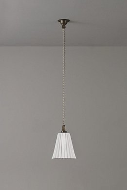 Подвесной светильник Original BTC Pleat Antique Brass