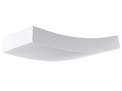 настенный керамический светильник изогнутой формы с мягким рассеянным светом