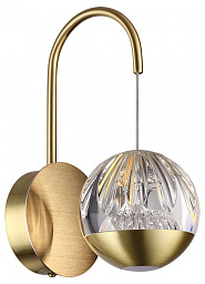 5101/5WL Odeon Light Sono настенное бра с шарообразным плафоном и металлической аркой