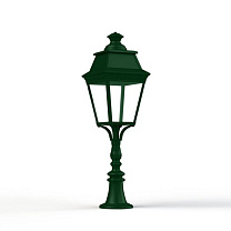 Avenue 3 N° 6; Clear glass Built-in LED 3000°K warm white 35W; Fir green