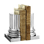 110485 Bookend Pillar nickel finish set of 2 держатель для книг Eichholtz