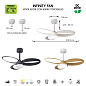 8702 Mantra Infinity Fan светильник с вентилятором 24W 3200lm 2700-5000K — фото 7