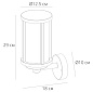 A1036AL-1BK Arte Lamp Toronto уличный настенный светильник E27 1х40W — фото 3
