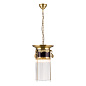 HL 6-1490/3 alt-MS/Stäbchen Pendant Light ADELE, antique brass, with crystal glass sticks, 37cm Orion — фото 3